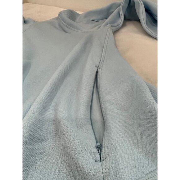 NWTD SWEATY BETTY Size 12 Sprinter Run Hoodie ALPINE BLUE MSRP $118 - Picture 9 of 16